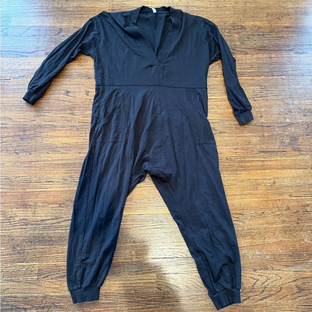black Free People "Just Because" Long-sleeve jumpsuit - Picture 7 of 10
